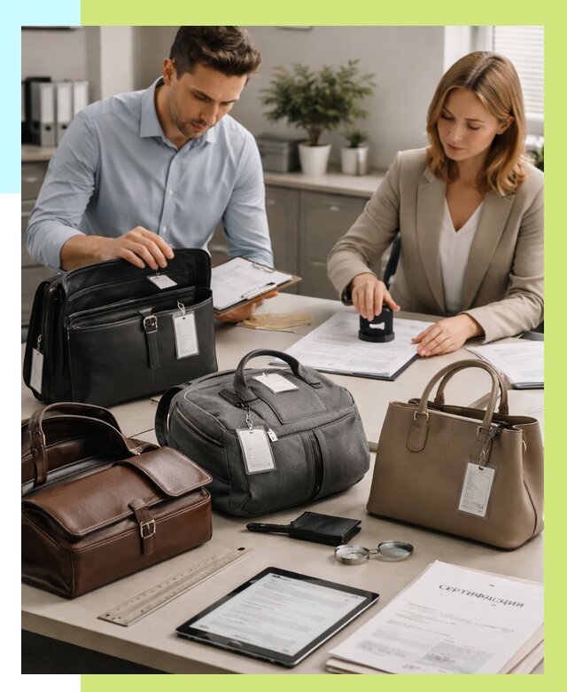 Сертификация сумок в Ефремах от 7684 руб. | Алешин-Фрм