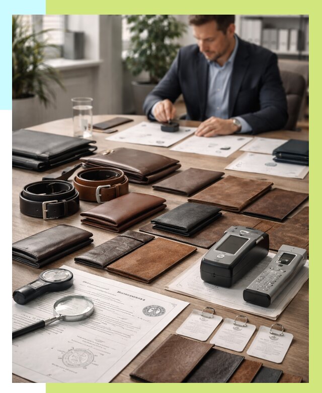 Сертификация кожаных изделий в Ефремах от 12294 р. | Алешин-Фрм