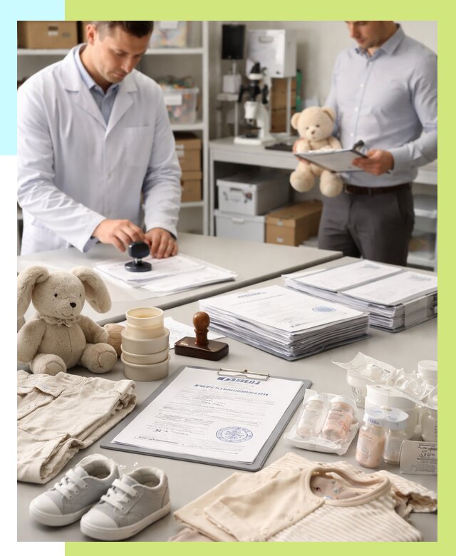 Сертификация детских товаров в Ефремах от 15368 р. | Алешин-Фрм