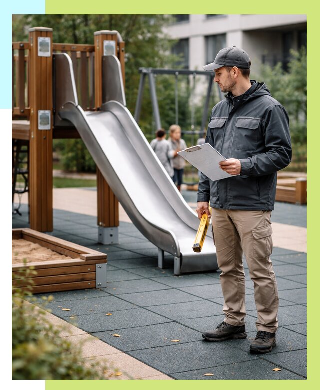 Сертификация детских площадок в Ефремах от 25613 р. | Алешин-Фрм