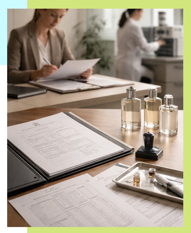 Сертификация парфюмерии в Ефремах от 15368 р. | Алешин-Фрм