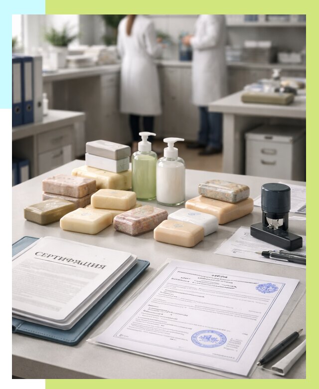 Сертификация мыла и сертификат на мыло в Ефремах от 12294 | Алешин-Фрм