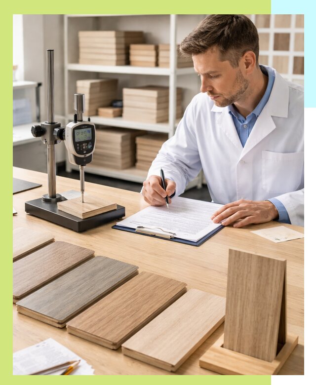 Сертификация ламината с испытаниями и оформлением документов в Ефремах