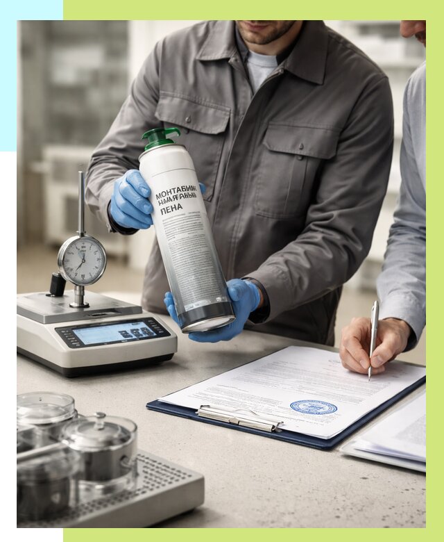 Сертификация монтажной пены в Ефремах от 15368 р. | Алешин-Фрм