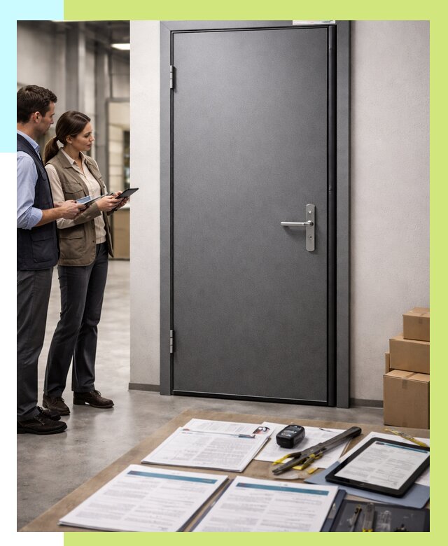 Сертификация противопожарных дверей в Ефремах от 9221 р. | Алешин-Фрм