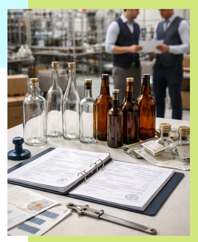 Сертификация стеклянных бутылок в Ефремах от 25613 р. | Алешин-Фрм