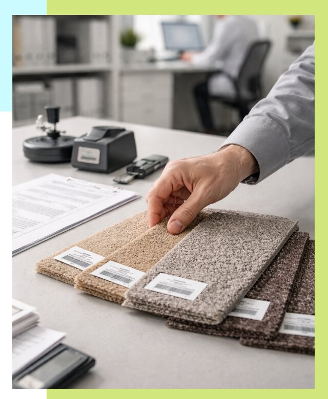 Сертификация ковролина в Ефремах от 15368 р., Алешин-Фрм