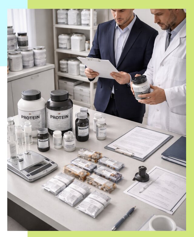 Сертификация спортивного питания в Ефремах от 15368 р., Алешин-Фрм