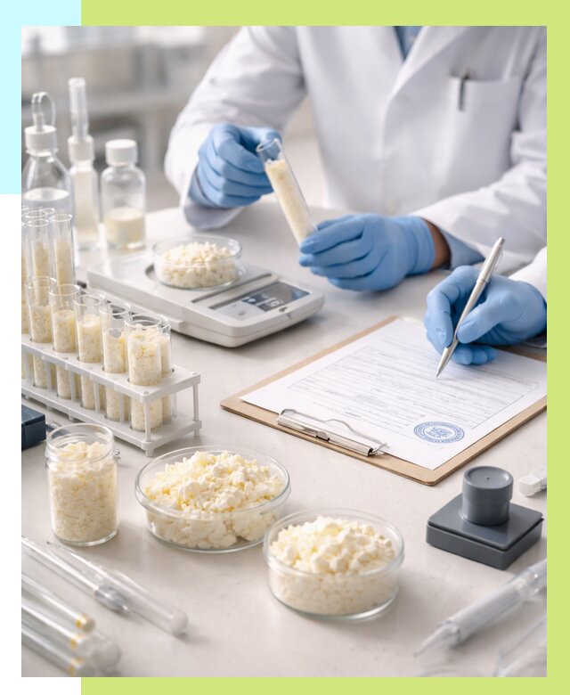 Сертификация творога в Ефремах от 12294 р. под ключ | Алешин-Фрм