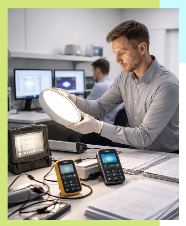 Сертификация светильников в Ефремах: испытания и оформление