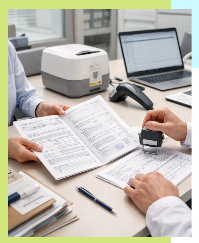 Оформление паспорта на товар и сопроводительных документов в Ефремах