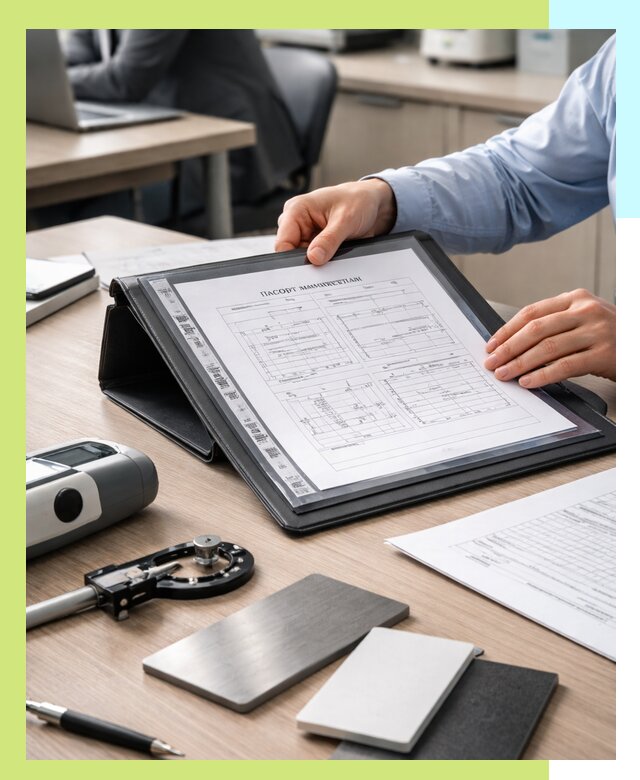 Оформление паспорта материала для продукции в Ефремах