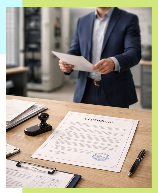 Сертификат на оборудование в Ефремах от 15368 р. | Алешин-Фрм