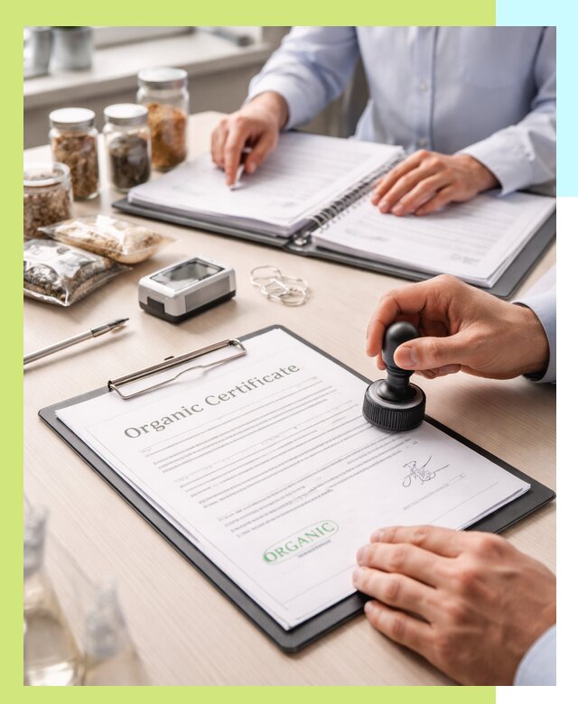 Получение органик сертификата для продукции в Ефремах