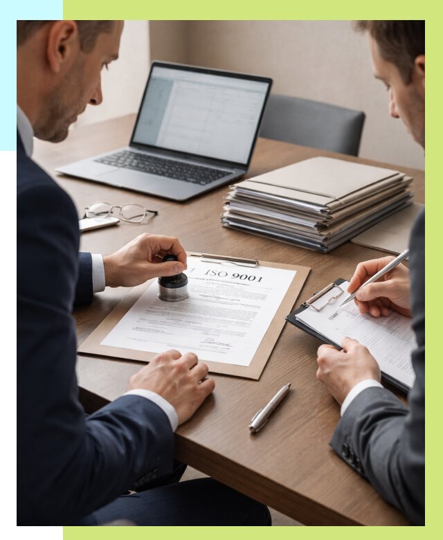 Сертификат ISO 9001 в Ефремах купить от 81960 р. | Алешин-Фрм