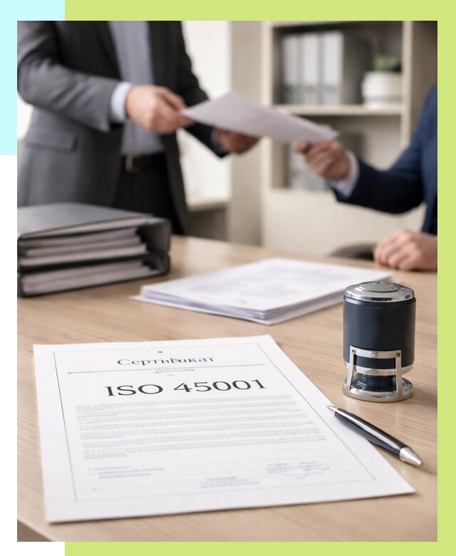 Сертификат ISO 45001 в Ефремах под ключ от 46103 р. | Алешин-Фрм