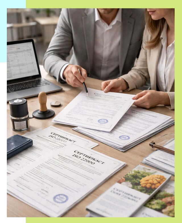 Сертификат ISO 22000 в Ефремах от 40980 р. под ключ | Алешин-Фрм