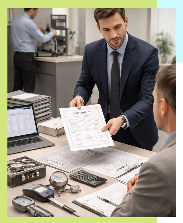 Выдача сертификата ISO 10012 по требованиям метрологии в Ефремах
