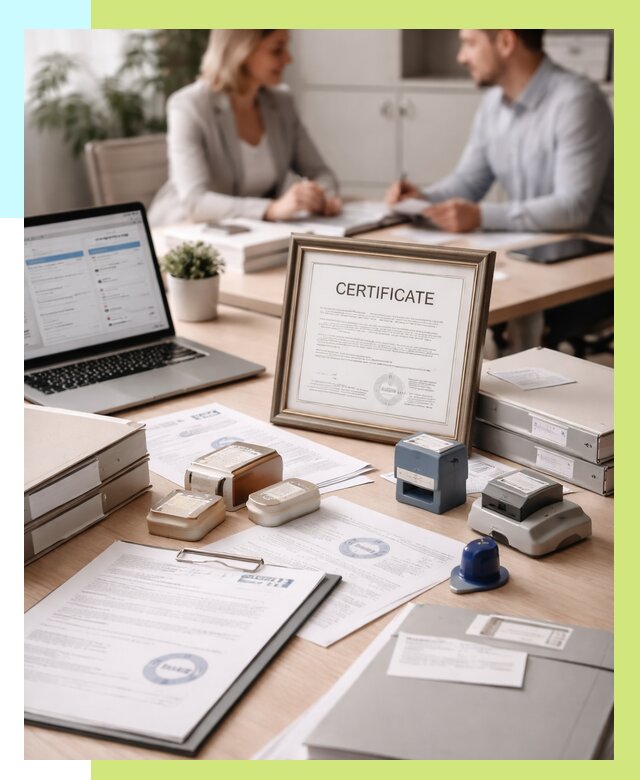 Сертификация компании в Ефремах от 46103 р. | Алешин-Фрм — заказ